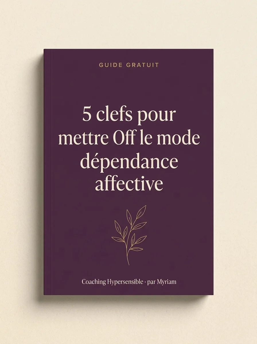 Guide gratuit 5 clefs pour mettre OFF le mode dépendance affective, pour femmes hypersensibles